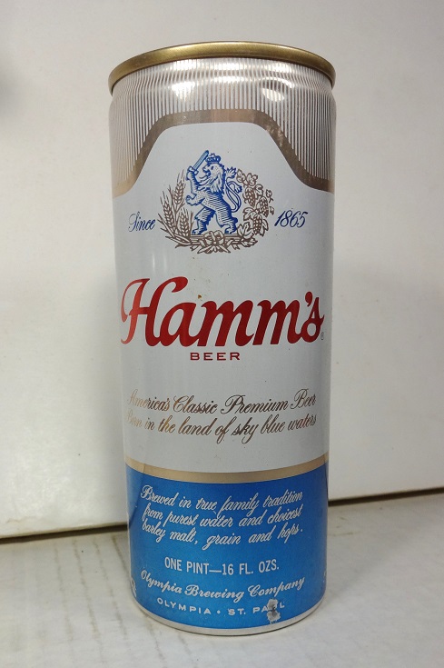 Hamm's - Olympia - aluminum - 16oz - Click Image to Close
